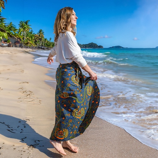 [Estate] Long sarong skirt in cotton  sold out